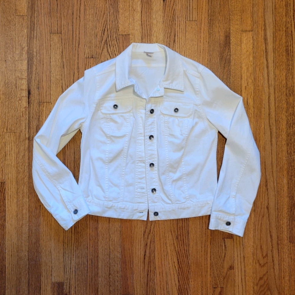Merona White Denim Jacket